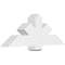 Ekena Millwork Kennewick Architectural Grade PVC Gable Bracket, 48"W x 18"H x 6"D x 6"F, 9/12 Pitch GBP048X18X0606KEN00 - alternate 1